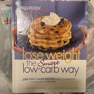 Lose Weight the Smart Low-Carb Way Cookbook - Blue & White Cover